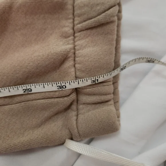 Joah Brown Men's Cream Joggers - Picture 8 of 8